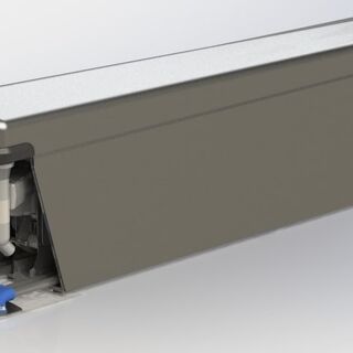 3D render of industrial component with internal piping designed by TF Design